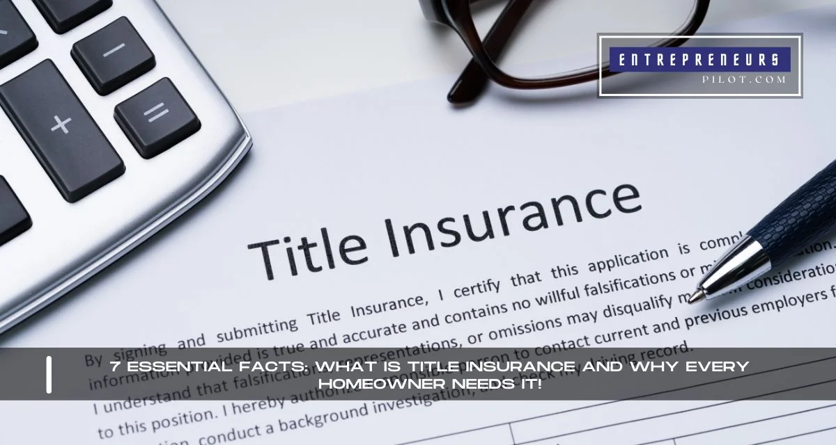 What Is Title Insurance